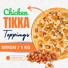 Chicken Tikka Pizza Topping 🍕